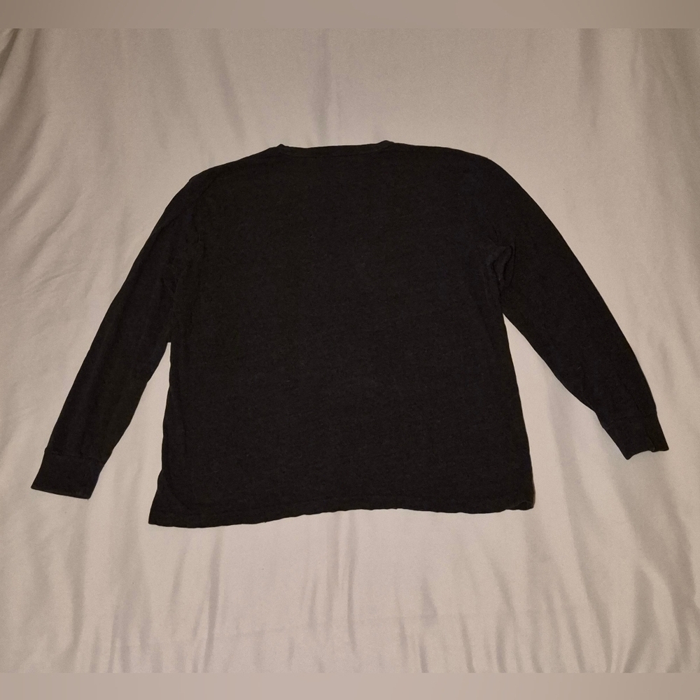 Polo Ralph Lauren Men’s Dark Gray Long Sleeve Tee Shirt Size Medium - Picture 4 of 6